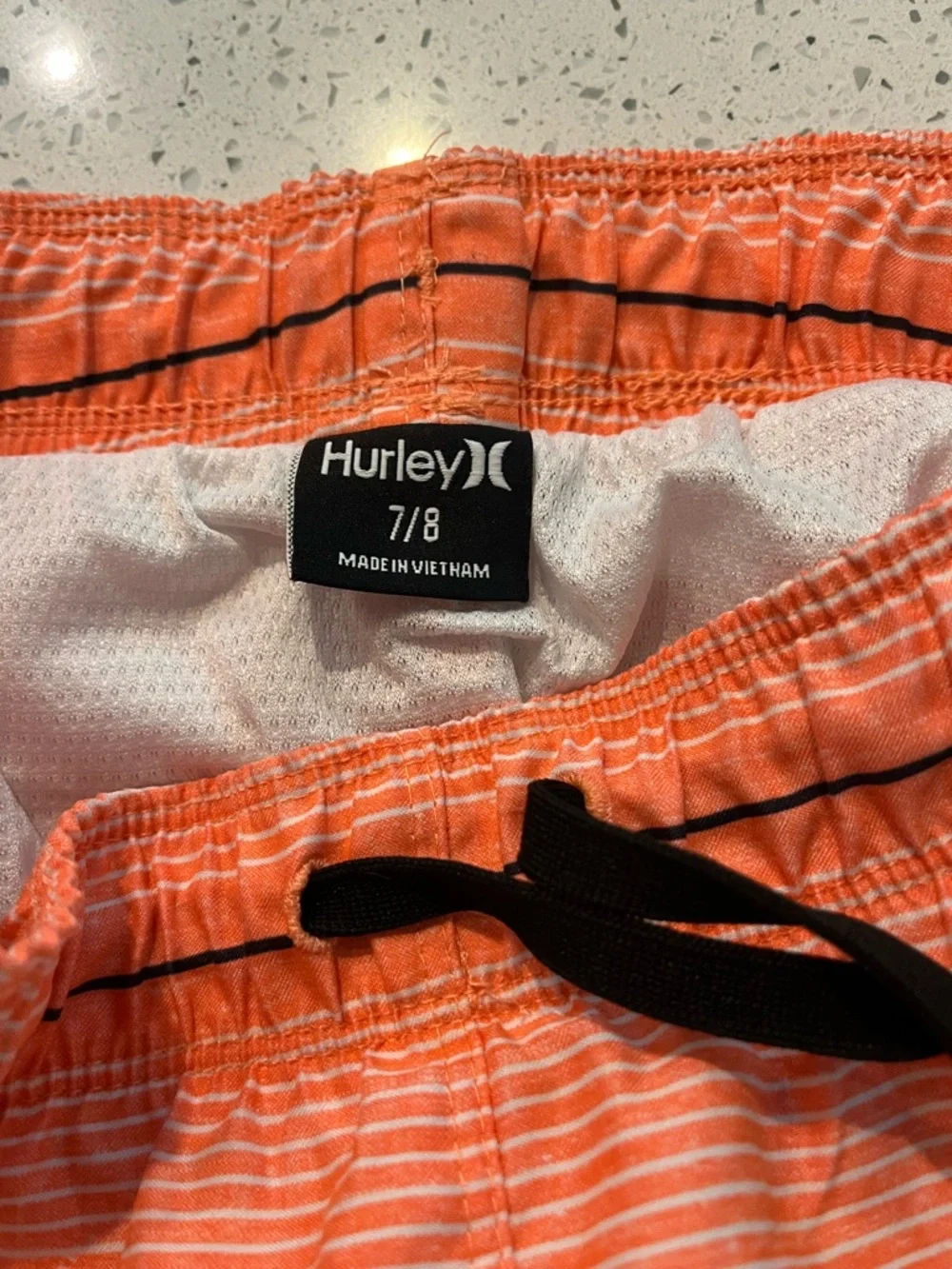 Hurley, Ocean Coast, & Wonder Nation Boys' Multi-Stripe Board Shorts Trio - Picture 9 of 14